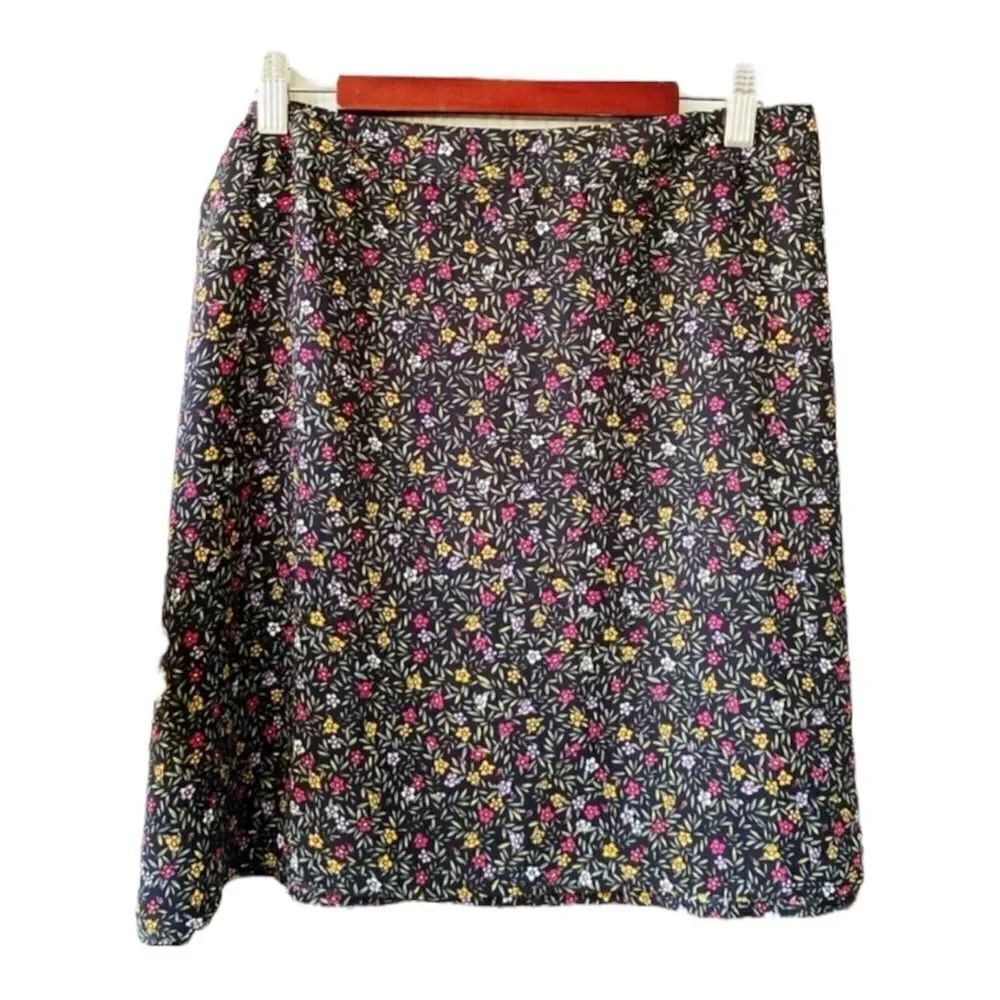 BP Floral Black Skirt 4X